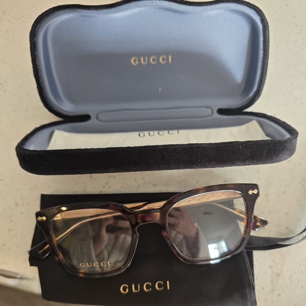 Gucci Brown Tortoiseshell Eyewear